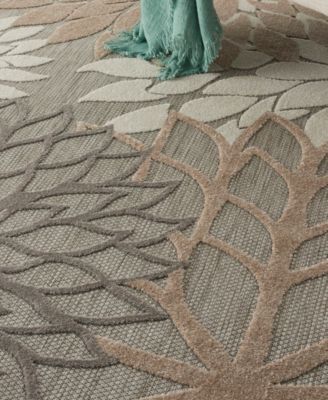 Aloha ALH05 7'10" x 7'10" Round Outdoor Area Rug