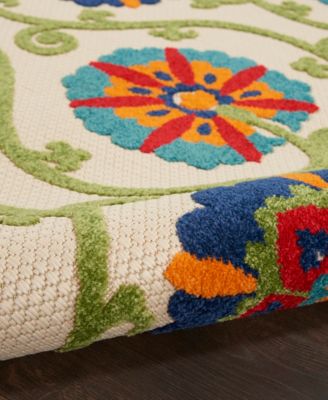 Aloha ALH19 3'6" x 5'6" Outdoor Area Rug