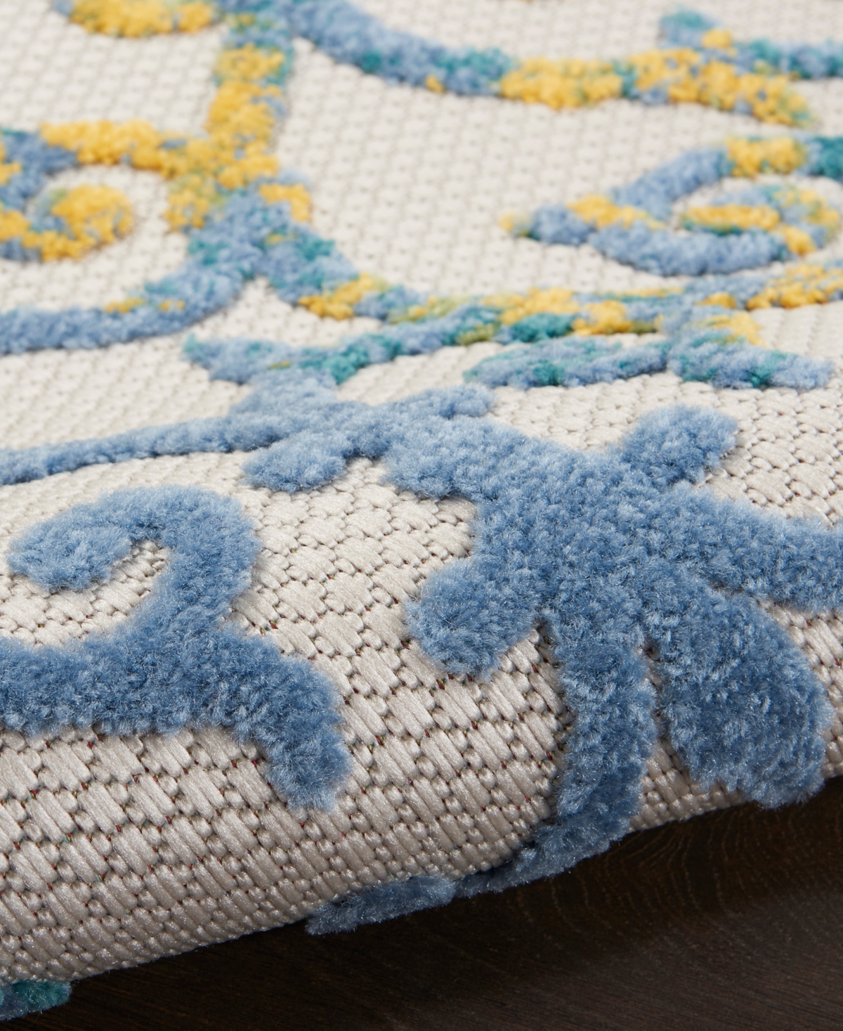 Nourison Home Aloha ALH21 5'3" x Round Outdoor Area Rug