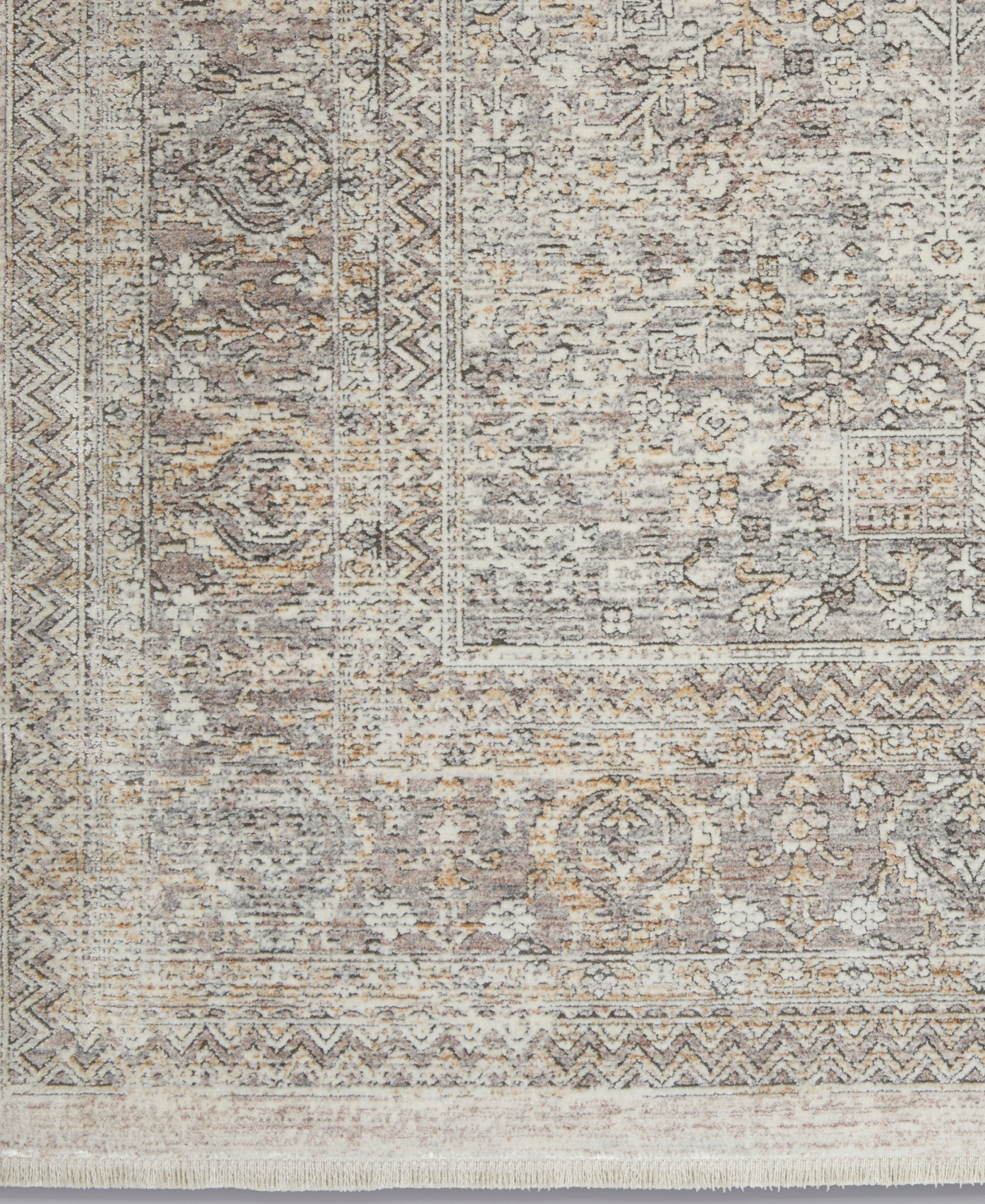 Nourison Home Starry Nights Stn04 8' X 10' Area Rug In Cream,gray