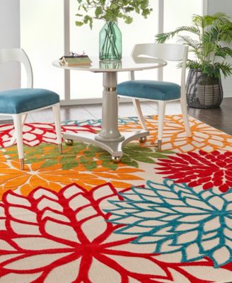 Aloha ALH05 7'10" x 10'6" Outdoor Area Rug