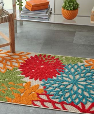 Aloha ALH05 2'8" x 4' Outdoor Area Rug