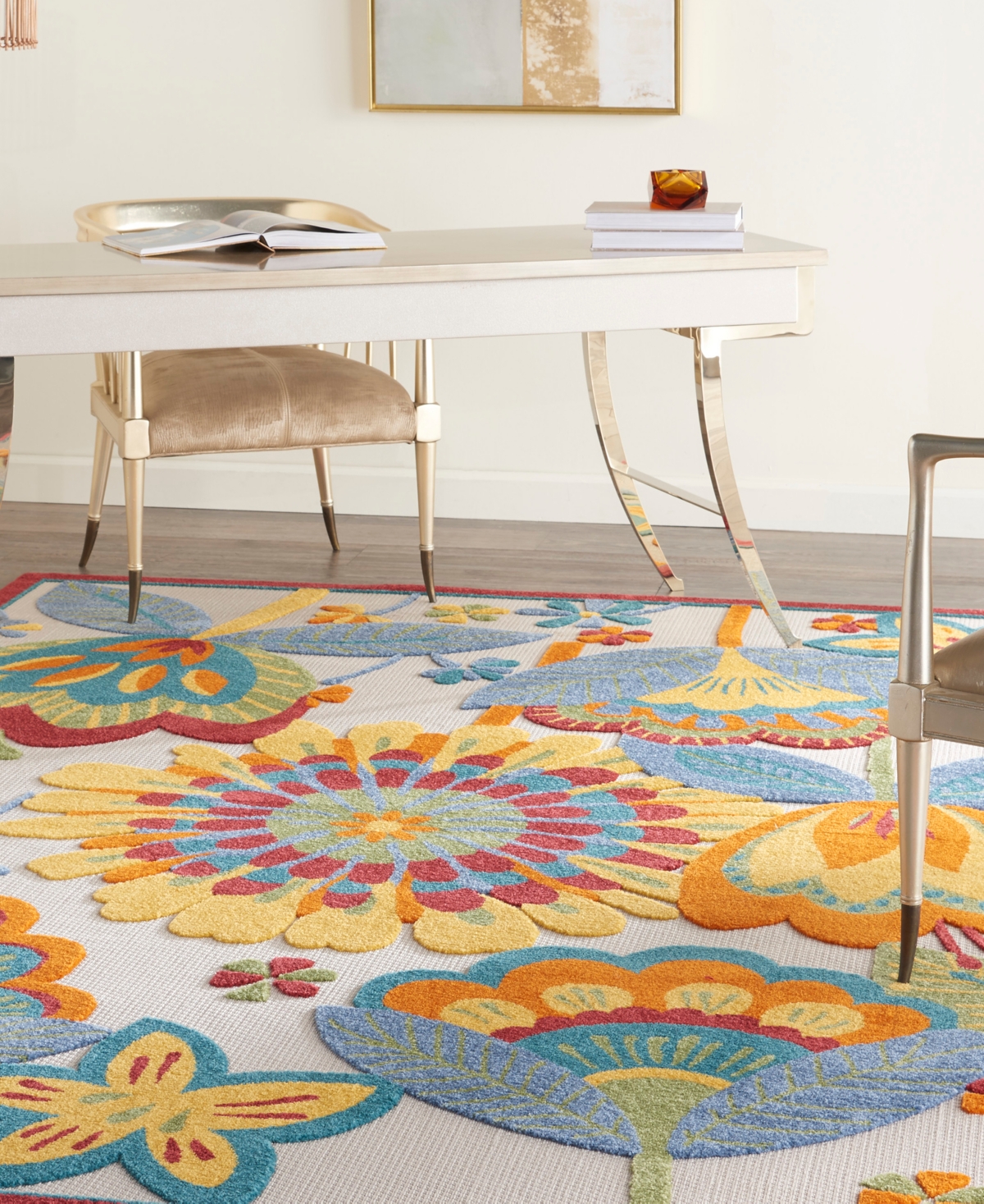 Nourison Home Aloha ALH25 7' x 10' Outdoor Area Rug