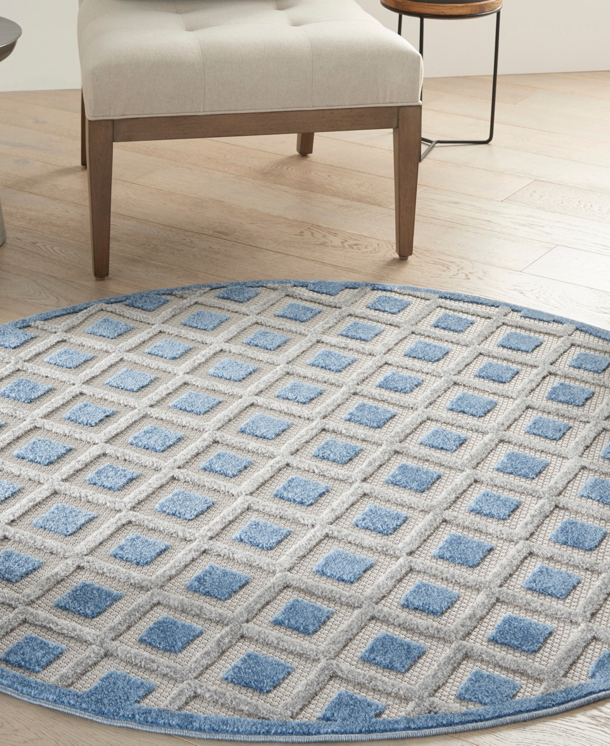 Nourison Home Aloha ALH26 x Outdoor Area Rug - Gray