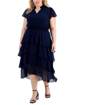 Tiered Ruffle Maxi Dress 