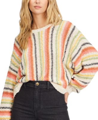 Billabong - Juniors' Cotton Shes A Trip Cropped Sweater