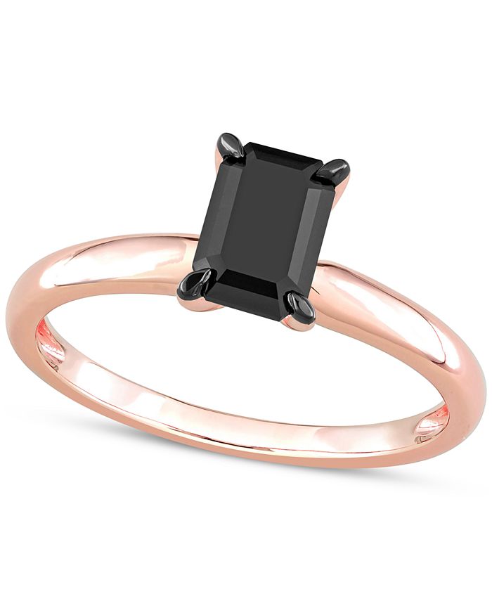 Macy's black diamond ring deals