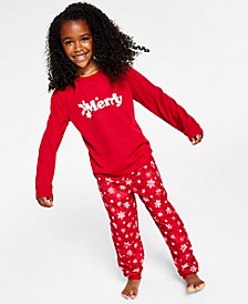 Matching Kid's Merry Snowflake Mix It Family Pajama Set, Created for Macy's