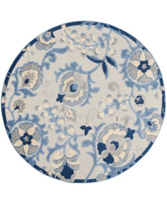 Aloha ALH17 4' x 4' Round Outdoor Area Rug
