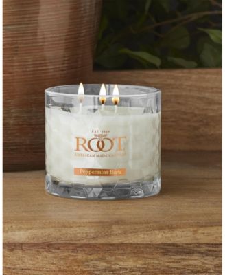 Peppermint Bark Fragrance Honeycomb Glass Jar Candle