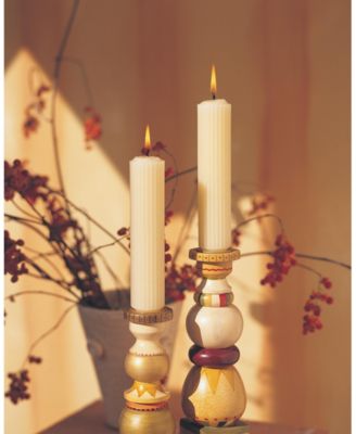 Grecian Collenette 7" Taper Candle Set, 4 Piece