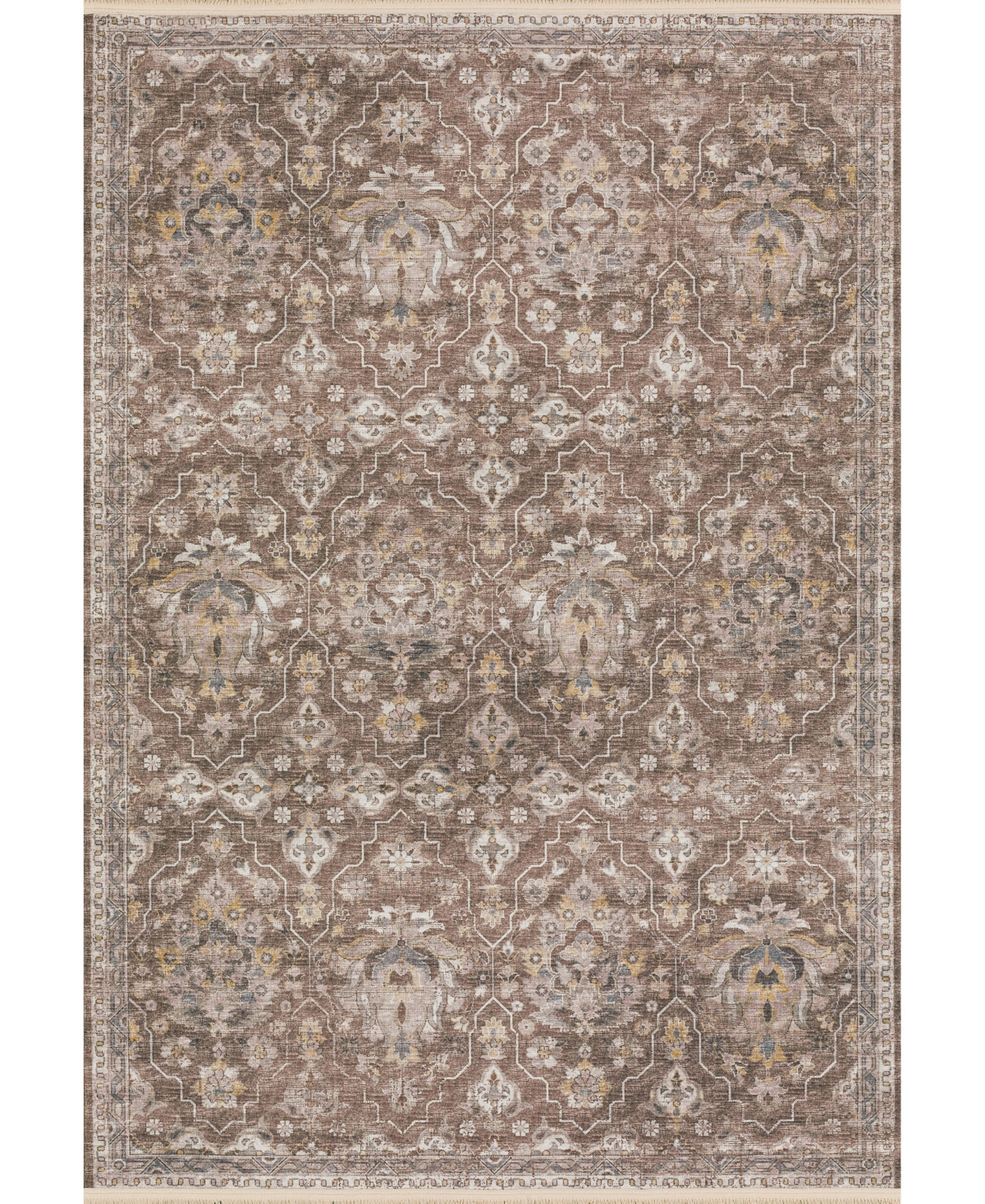 D Style Ionic IOC4 5' x 7'6in Area Rug - Mocha
