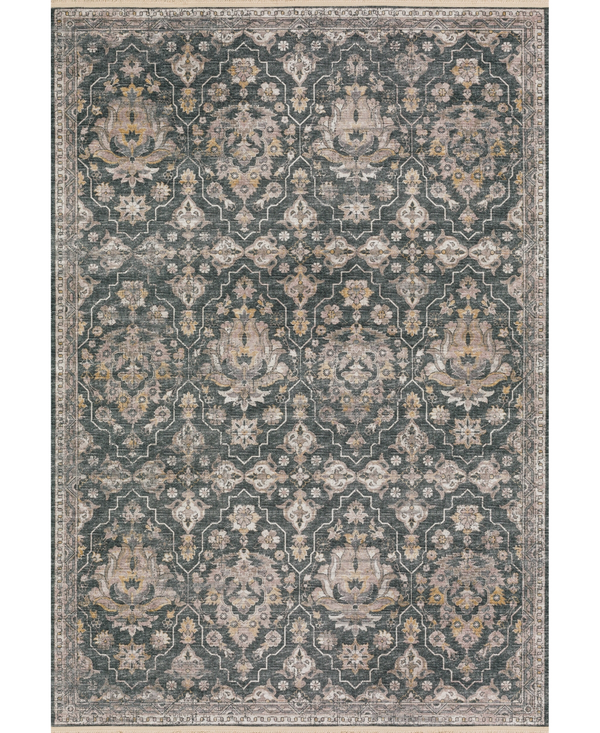 D Style Ionic IOC4 5' x 7'6in Area Rug - Charcoal