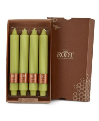 Grecian Collenette 9" Taper Candle Set, 4 Piece