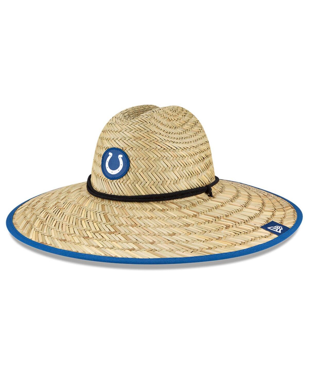 Shop New Era Men's Natural Indianapolis Colts Nfl Training Camp Official Straw Lifeguard Hat