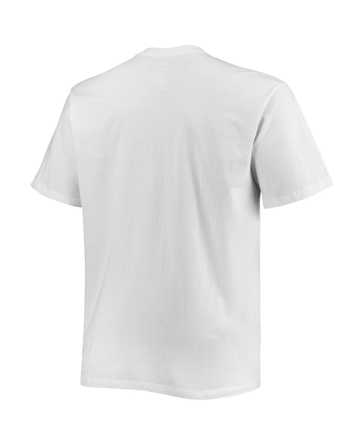 Shop Fanatics Men's  White San Francisco 49ers Big And Tall City Pride T-shirt