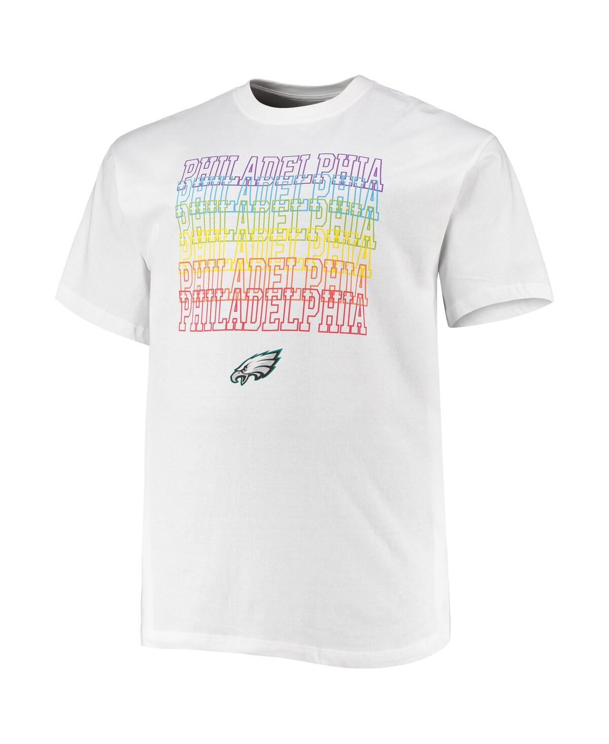 Men's FanaticsPhiladelphia Eagles Big and Tall City Pride T-shirt - White