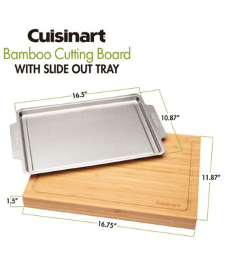 Bamboo Cutting Board with Tray