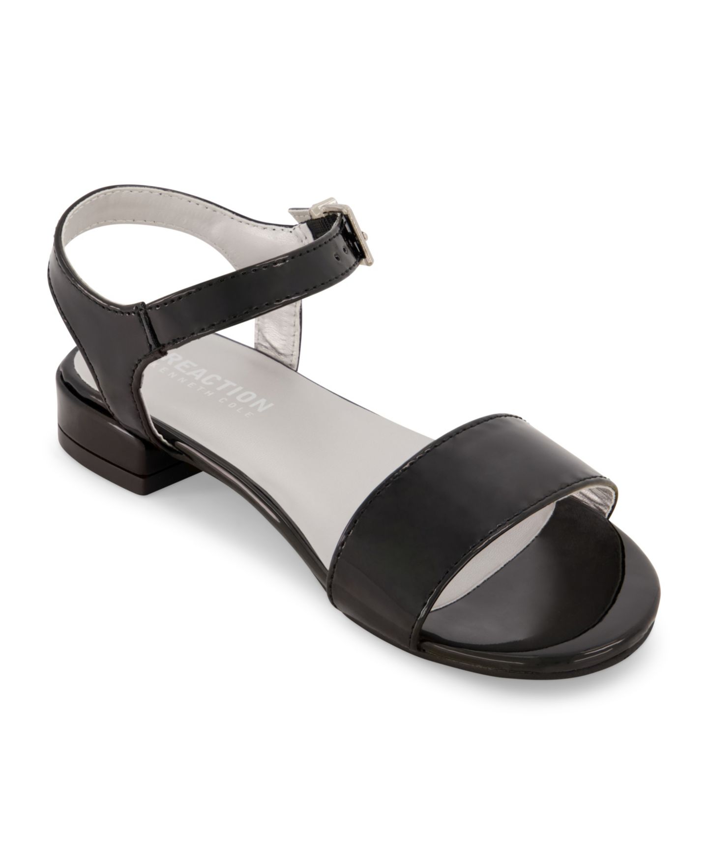 Сандалии Kenneth Cole New York Patent Dress Sandals для девочек, цвет: Чёрный — фото 1