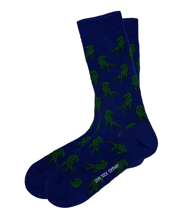 Love Sock Company Men's TRex Novelty Crew Socks Macy's