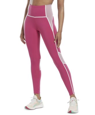 Reebok - Women's Lux Piping-Trim High Rise Tights