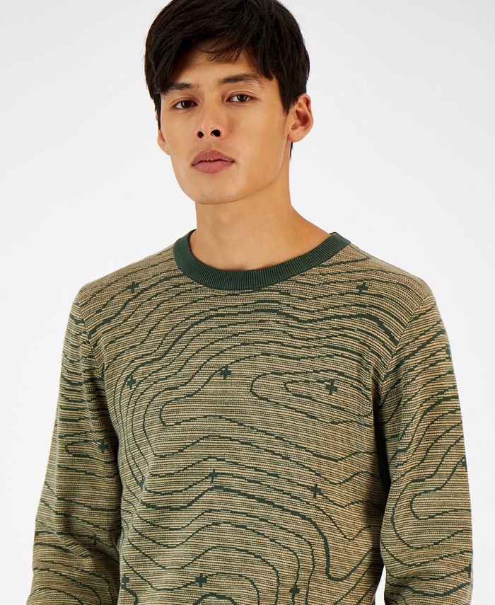 CRWTH Men's Topography Sweater - Macy's
