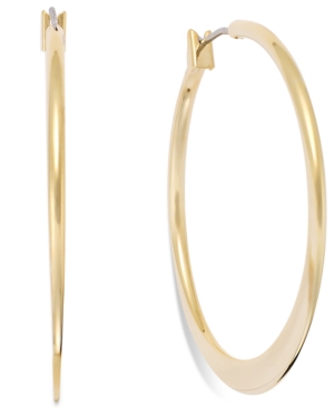 image of Charter Club Medium Wedge Hoop Earrings
