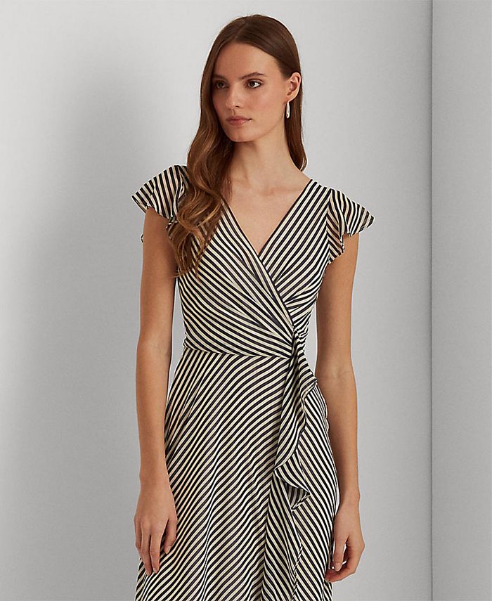 Lauren Ralph Lauren BlanketStripe Gown Macy's
