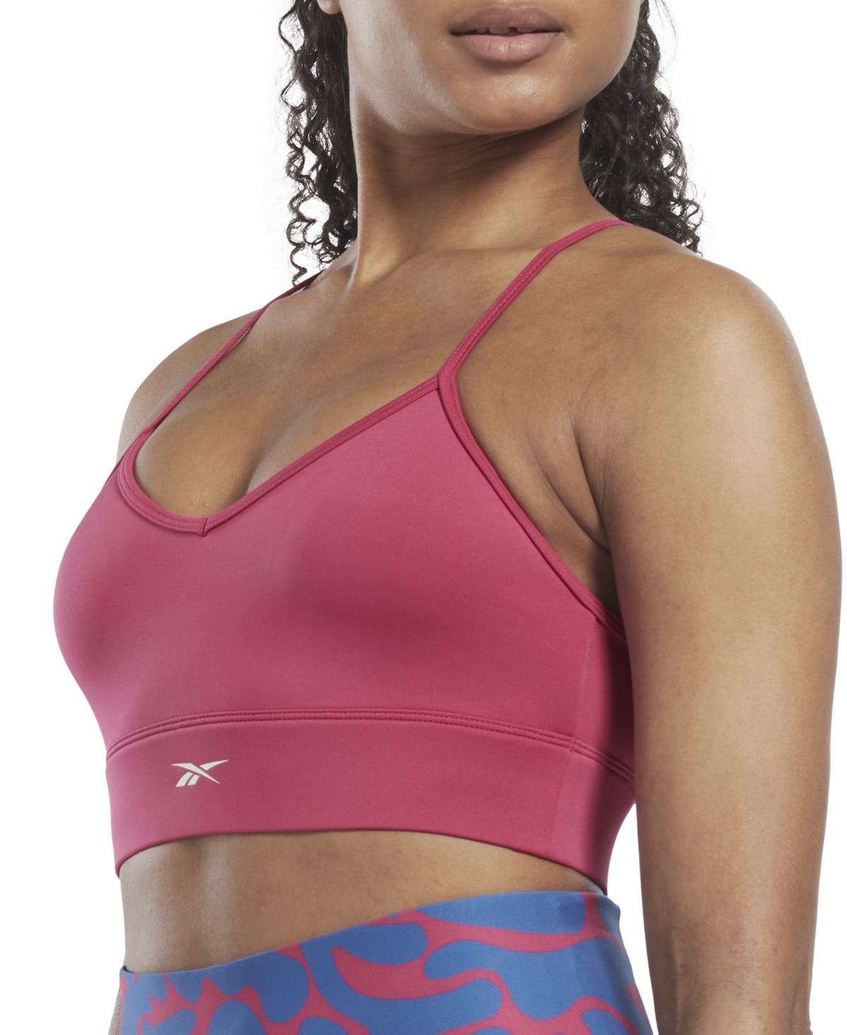 Women's Workout Ready Tri Back Medium Impact Sports Bra - Semi Proud Pink