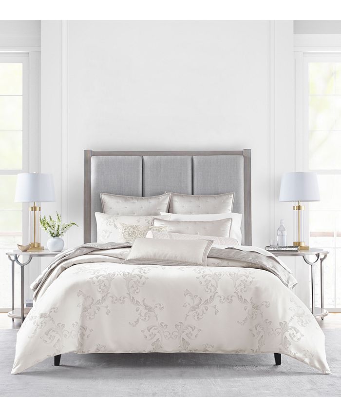 Hotel Collection Frosted Scroll Duvet Cover, Full/Queen, Created for