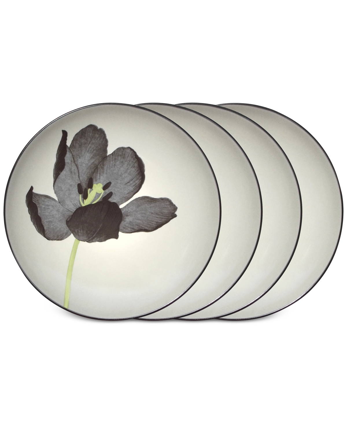 Noritake Colorwave Floral Accent Plates, Set of 4