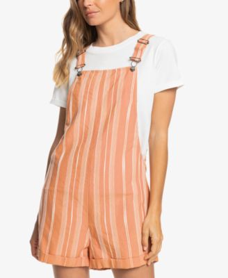 Roxy - Juniors' Silver Sky Striped Overalls