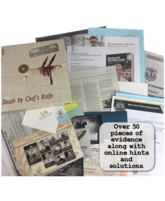 Mystery Party Case Files - Death by Chef's Knife Puzzle Set, 52 Piece