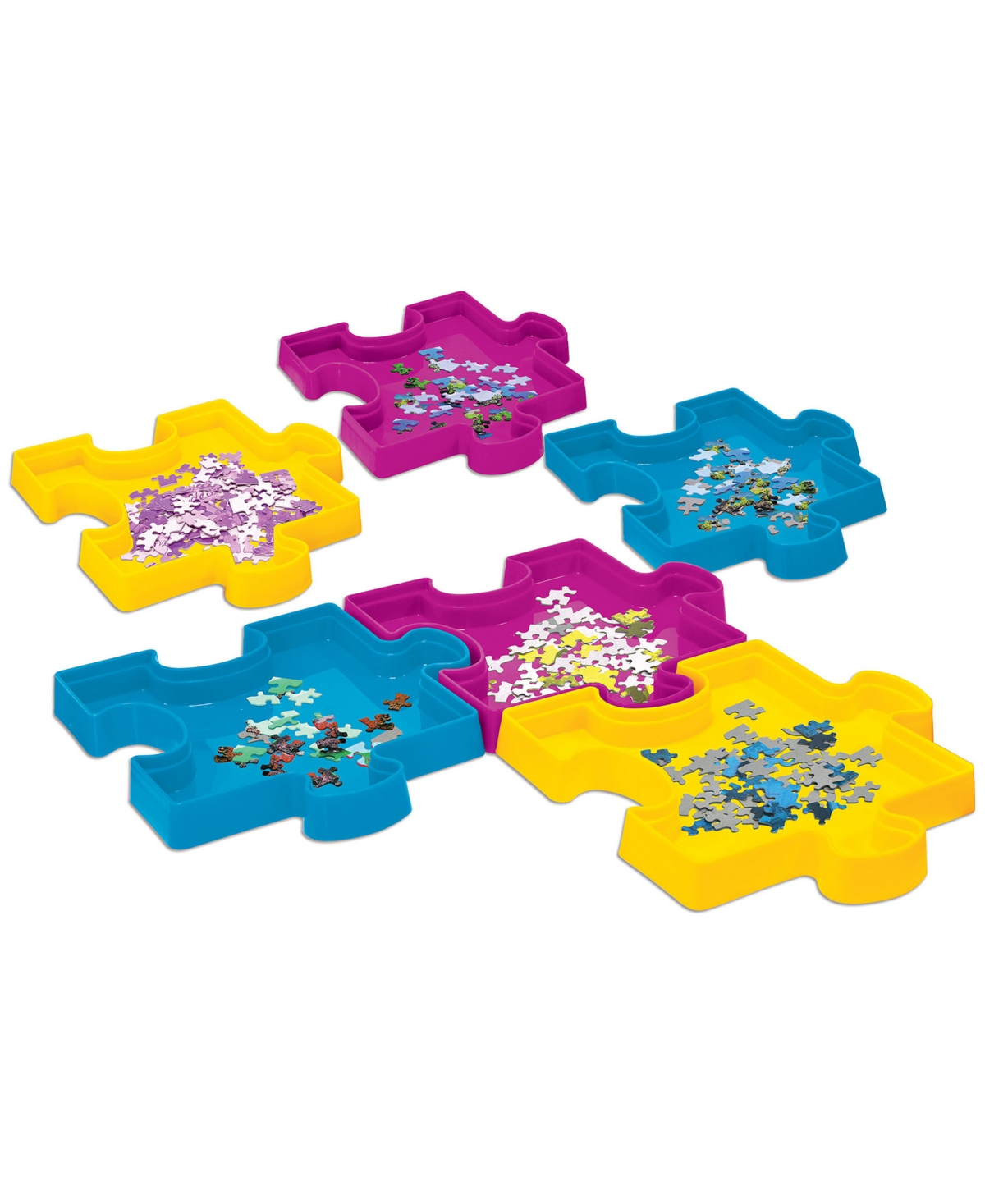 Shop Masterpieces Puzzles Puzzle Sort Save Set, 6 Piece In Multi