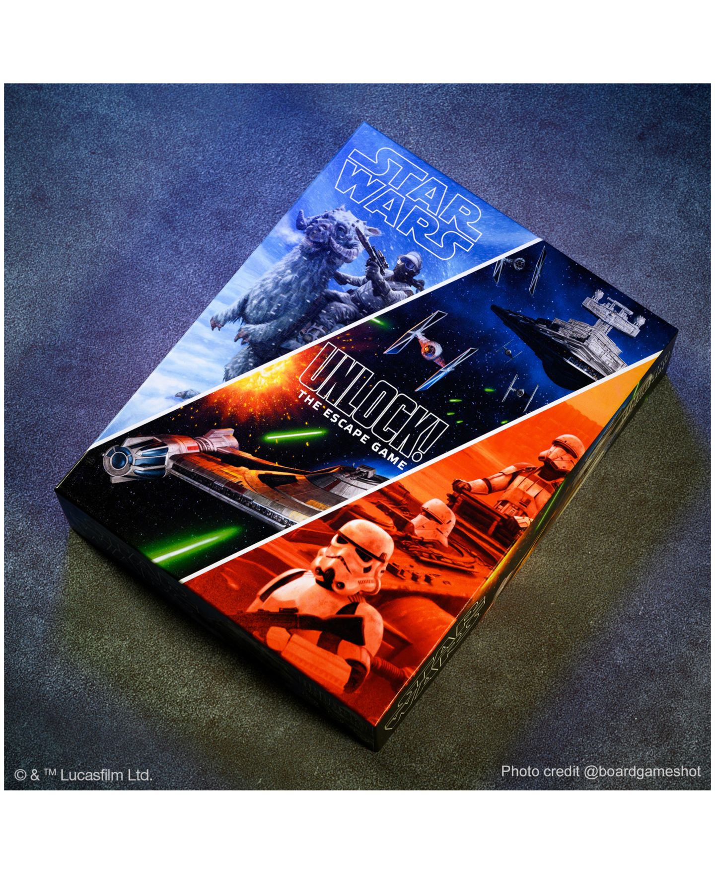 Детские настольные игры Space Cowboys Unlock! Star Wars 193 Piece Board Game, Ages 10+ — фото 3