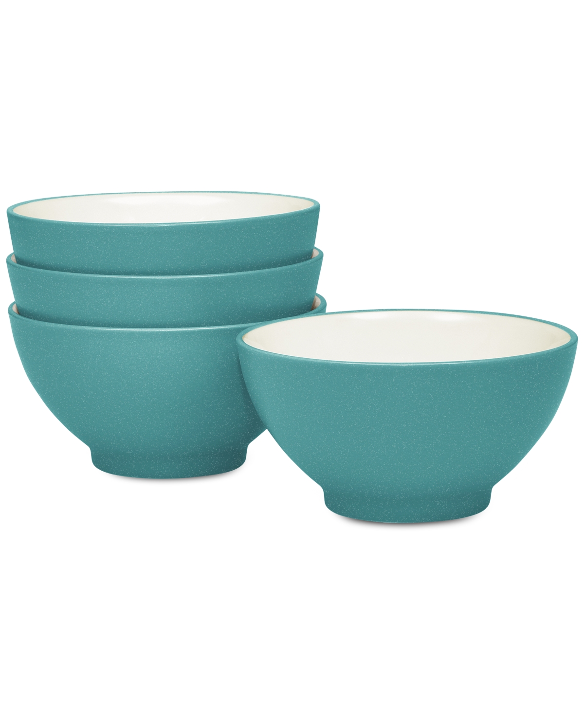 Noritake Colorwave Rice Bowls, Set Of 4 In Turquoise