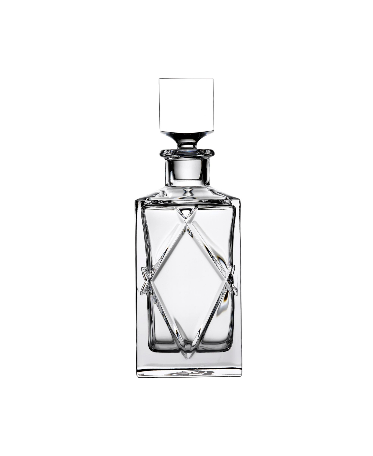 Waterford Connoisseur Olann Square Decanter 25 oz In Clear