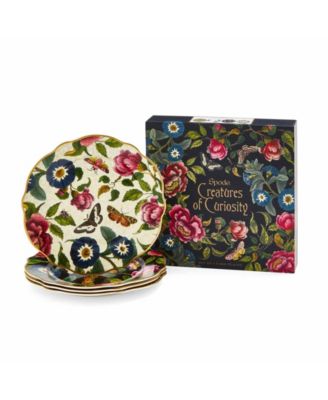 Creatures of Curiosity Assorted Dessert Plates, Set of 4