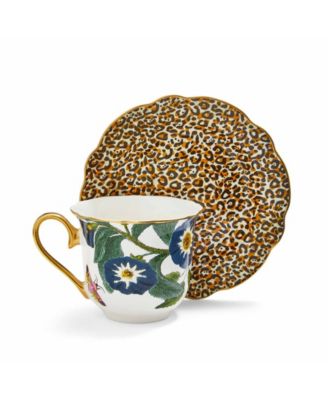 Creatures of Curiosity Leopard Teacup and Saucer
