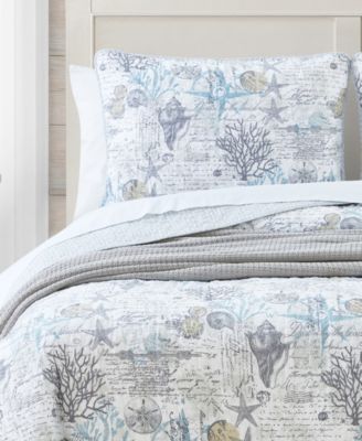 Beach Bliss Reversible 3 Piece Quilt Set, King