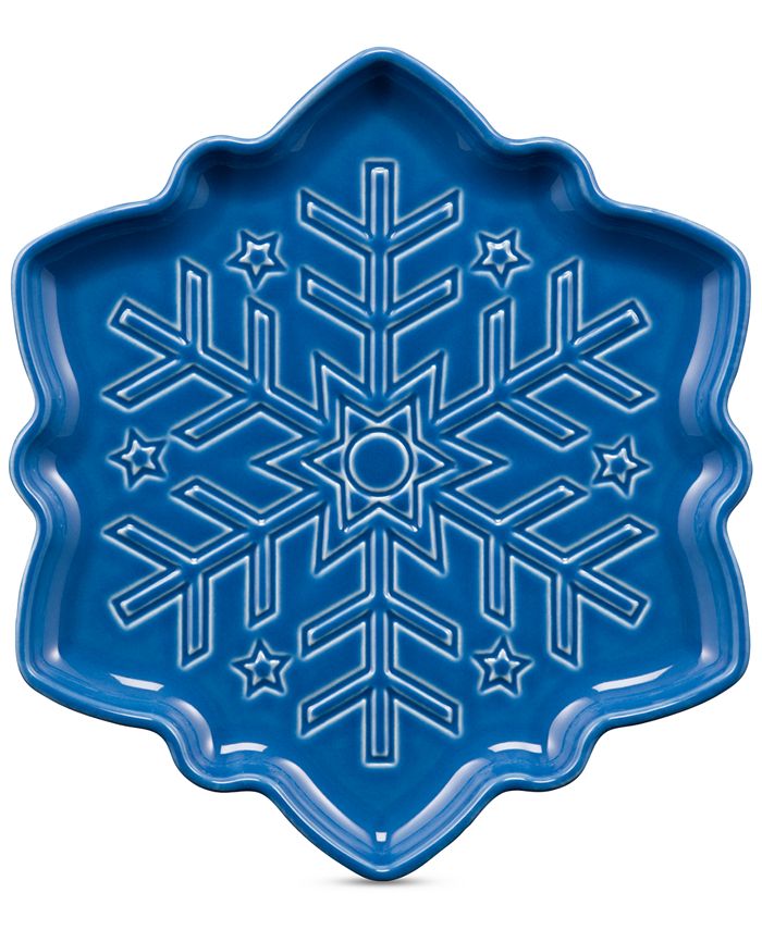 Fiesta Lapis Snowflake Shaped Plate, Created for Macy’s Macy's