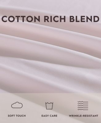 CLOSEOUT! 800 Thread Count Cotton Sateen Blend 4-Pc. Sheet Set, Queen