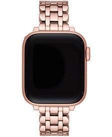 Rose Gold-Tone Stainless Steel Scallop Bracelet Band for Apple Watch, 38mm, 40mm, 41mm