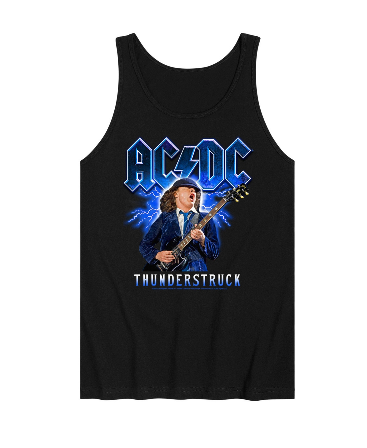 Men's Acdc Thunderstruck Tank - Black