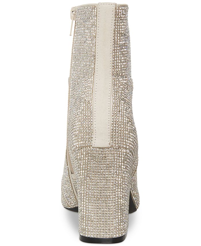 Madden Girl Women's Cody Rhinestone FlaredHeel Dress Booties & Reviews