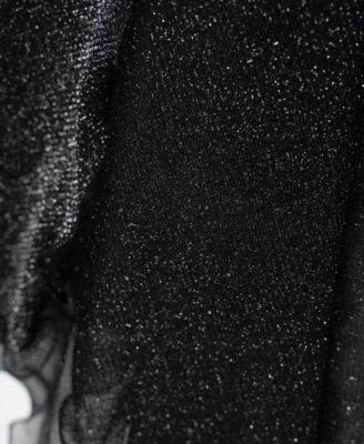 Ruffle-Edge Metallic Evening Wrap, Created for Macy's