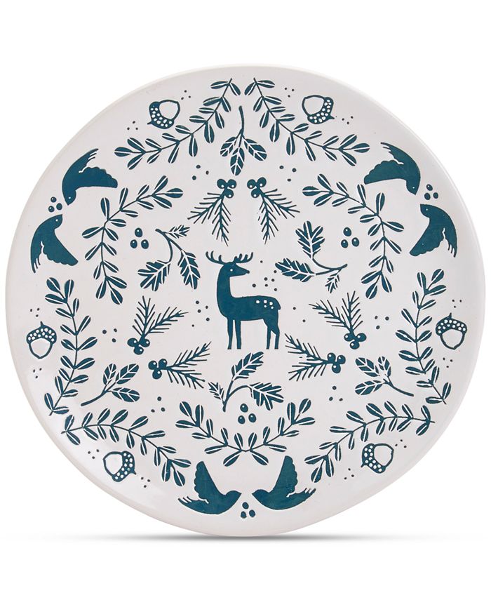 Tabletops Unlimited Winter Forest 12Pc. Dinnerware Set Macy's