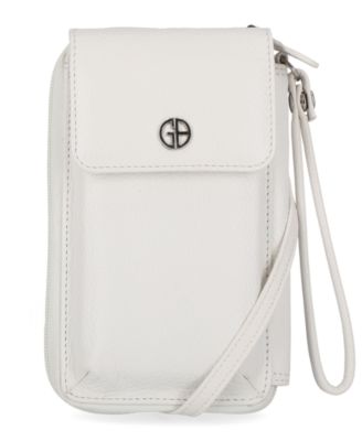 Giani Bernini - Softy Leather Tech Crossbody Wallet