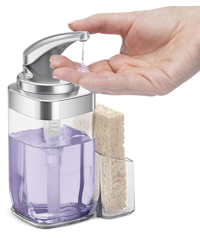 simplehuman 22Oz. Square Push Pump & Caddy Macy's