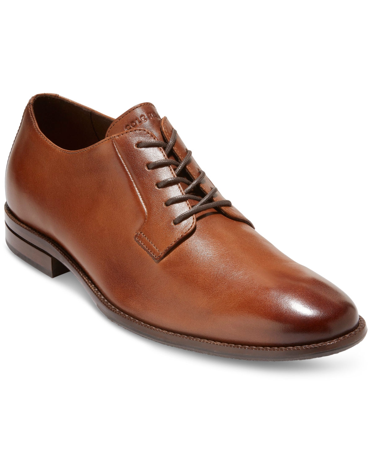 Shop Cole Haan Men's Sawyer Lace-up Oxford Dress Shoes In British Tan